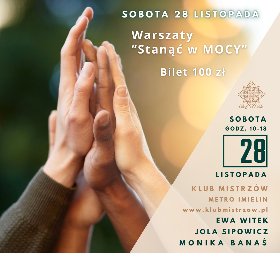 Warsztaty Stanąć w Mocy 23.11